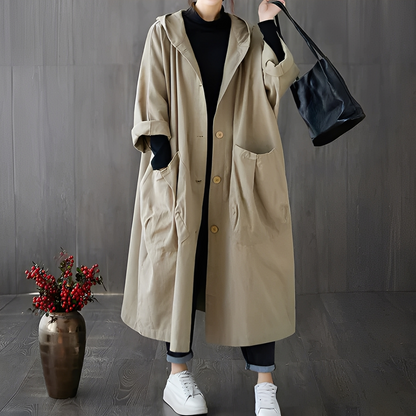 Dael - Damen-Trenchcoat im Oversize-Design