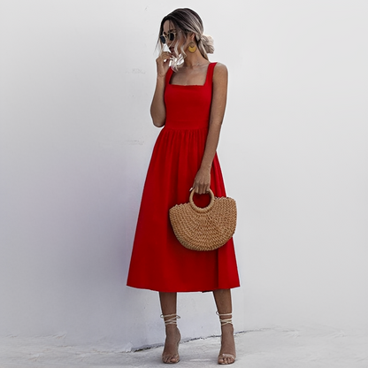 Lenna - Elegantes ärmelloses Sommerkleid für Damen