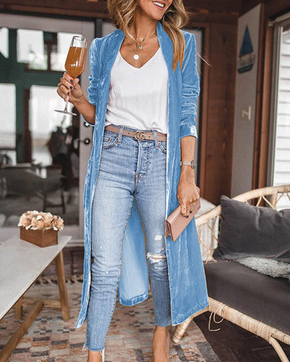 Jade – Langer Duster-Cardigan