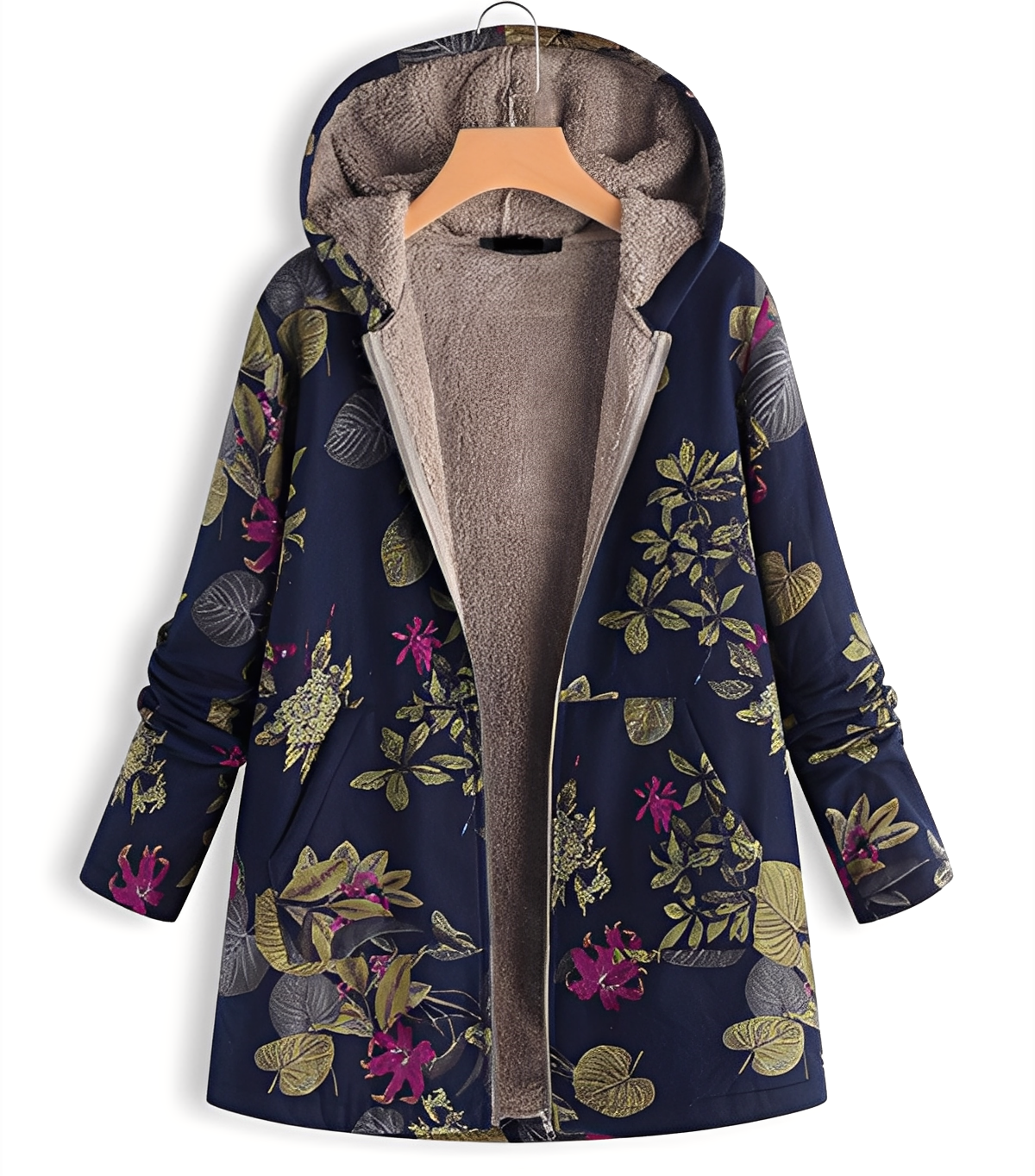 Jaslene - Klassische, dicke, warme Parka-Jacke für Damen