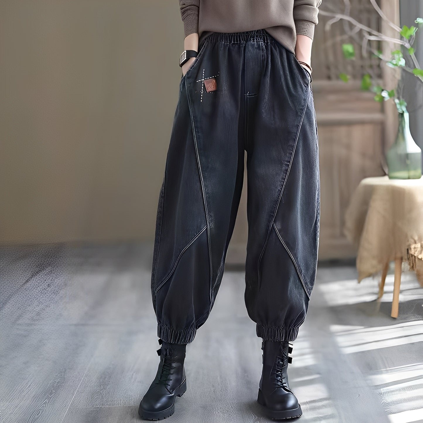 Shyanne - Klassische Jeans mit elastischem Bund für Damen
