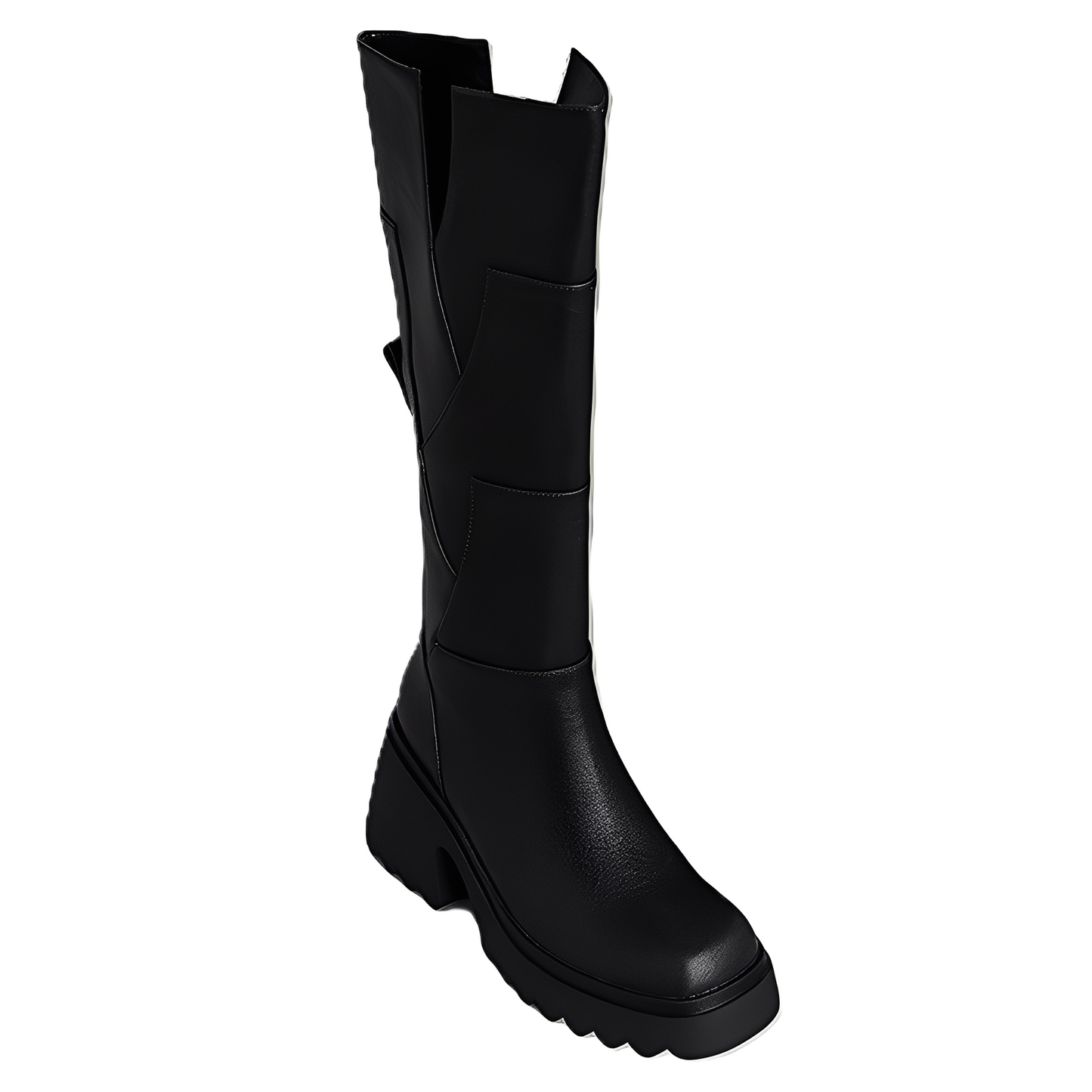 Madelaine - Lässige, robuste Lederstiefel mit Reißverschluss für Damen