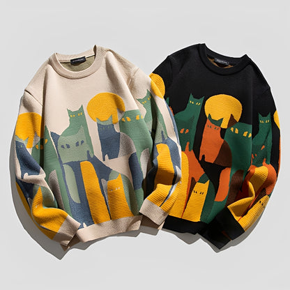 Davin - Stilvoller Pullover mit Aufdruck für Herren