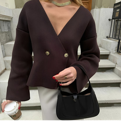 Anjelica - Eleganter, locker gestrickter Cardigan für Damen