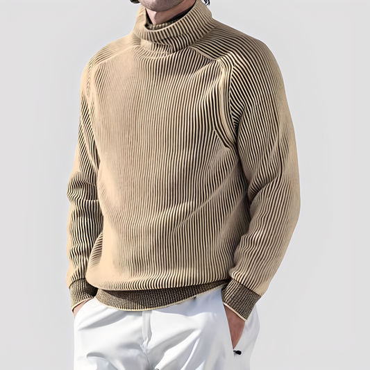 Chadwick - Eleganter, warmer Rollkragenpullover aus Wolle für Herren