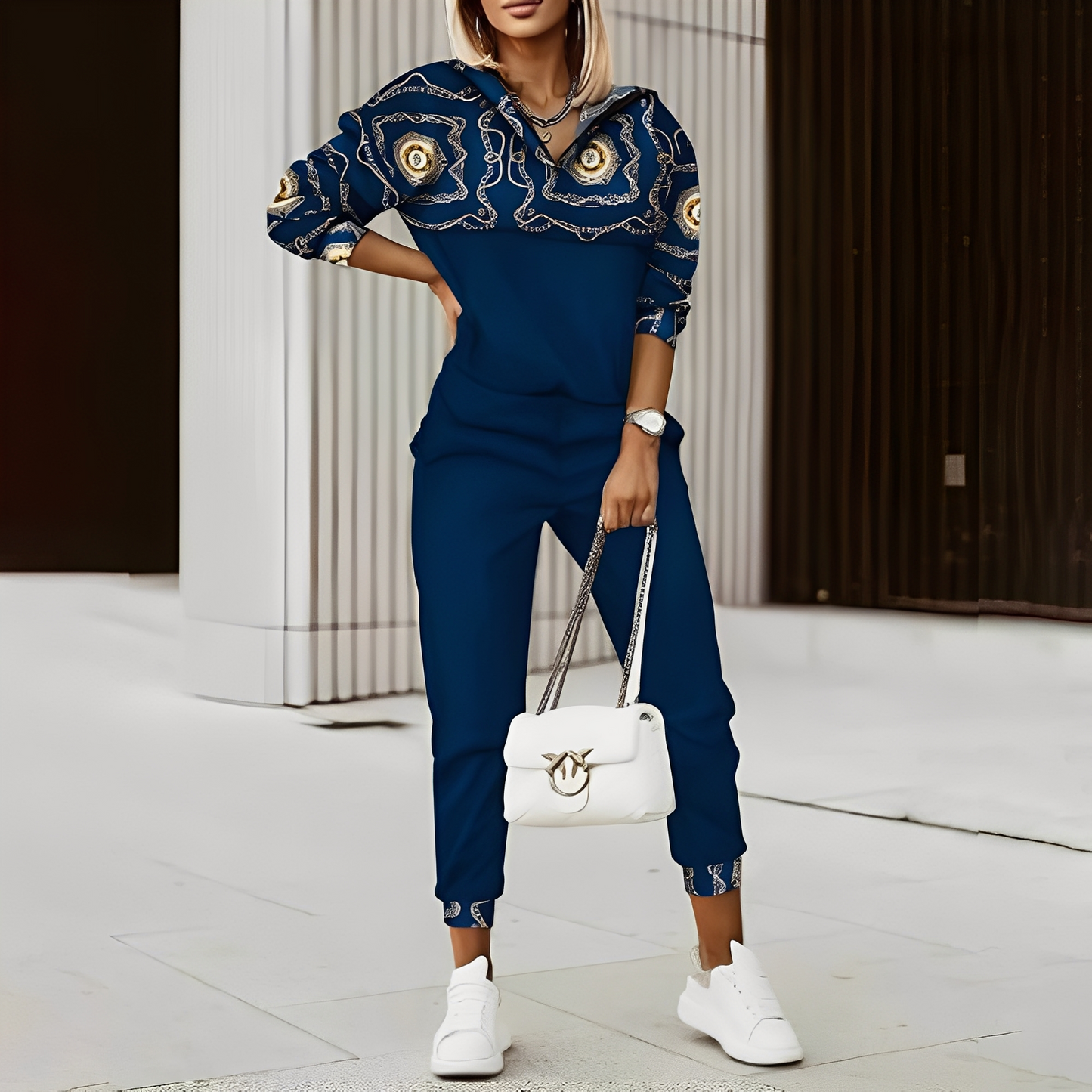 Hollie - Stilvoller Trainingsanzug mit Reißverschluss für Damen