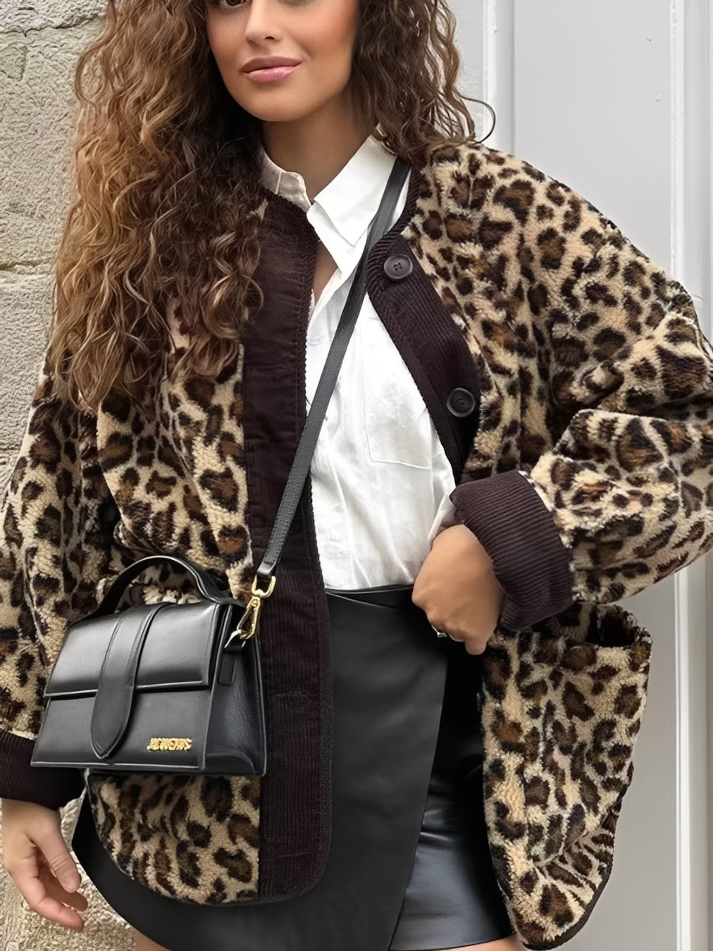 Emelia - Stilvolle, übergroße, warme Jacke für Damen