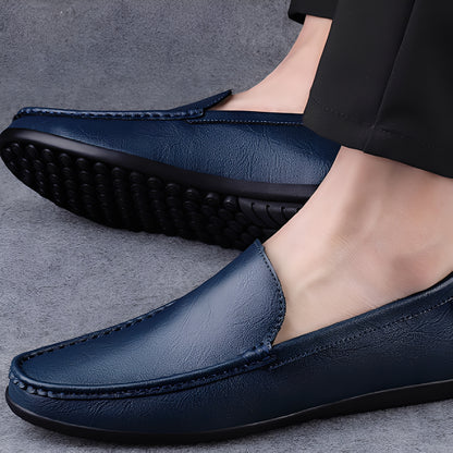 Seward - Lässige, formelle Leder-Slipper für Herren