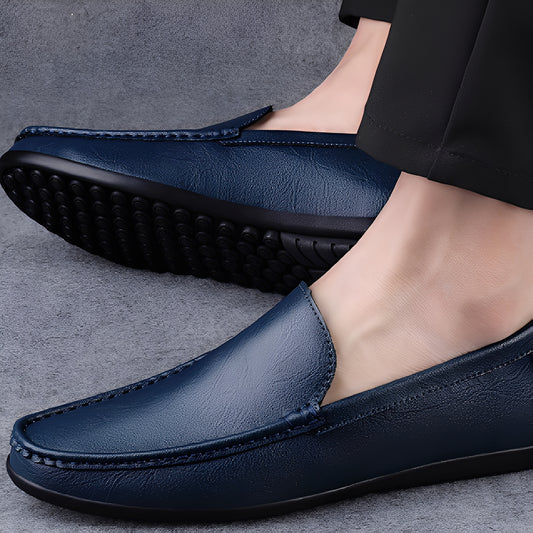Seward - Lässige, formelle Leder-Slipper für Herren