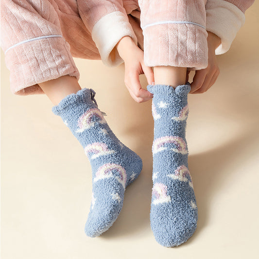 Ramona - Stilvolle, dicke Fleece-Wintersocken für Damen