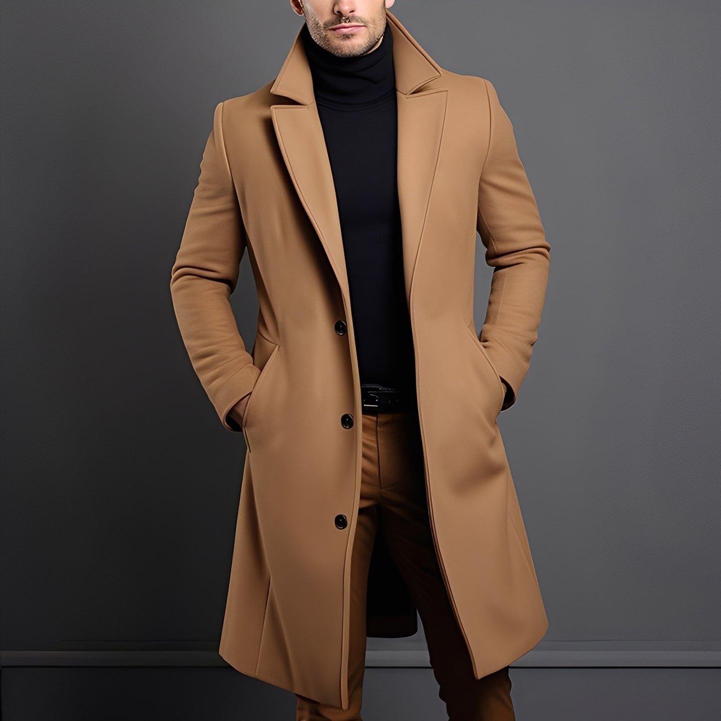 Clifton - Moderner Woll-Trenchcoat für Herren