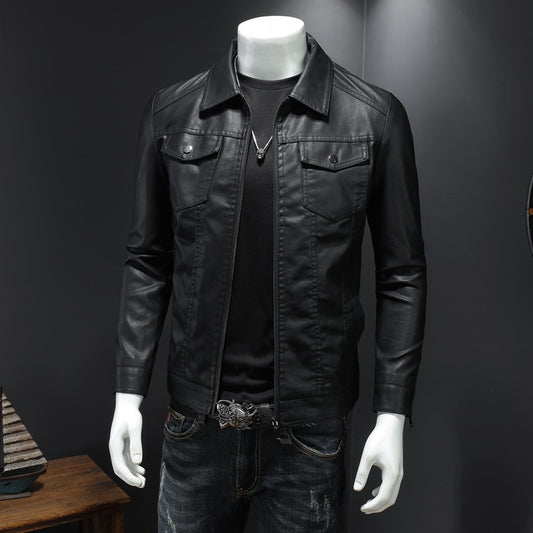 Nelson - Lässige Biker-Lederjacke für Herren