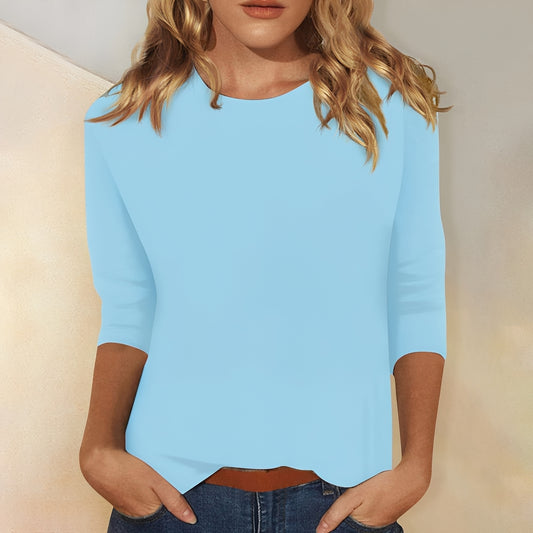 Louisa - Lässiges, schlichtes Langarmshirt für Damen