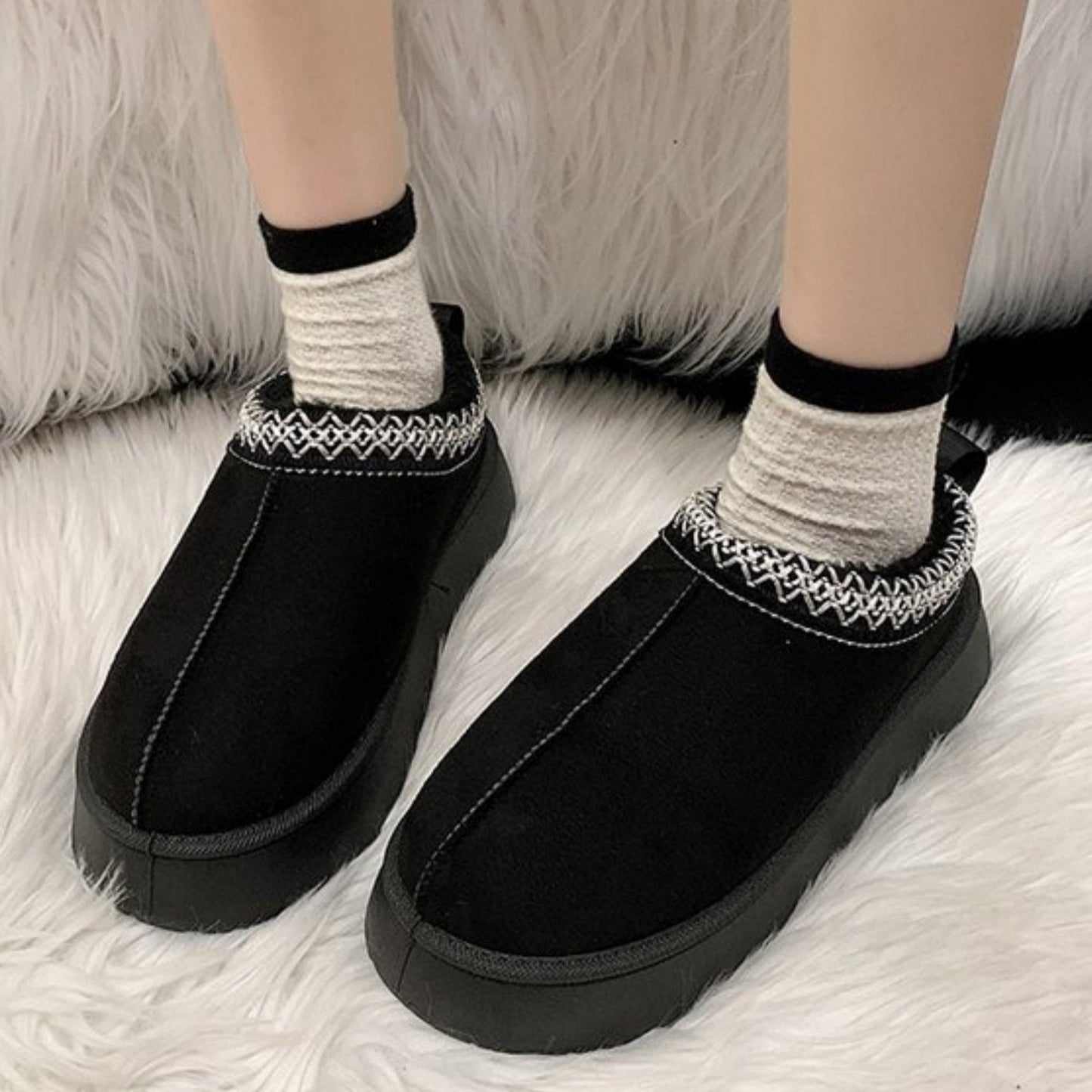 Audrey – Schneestiefel Mode Stil Plateau