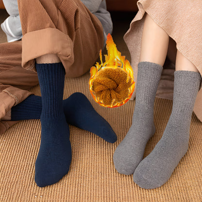 Carmella - Lässige Unisex-Socken, warm und dick