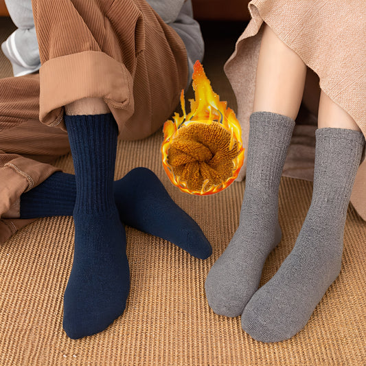 Carmella - Lässige Unisex-Socken, warm und dick