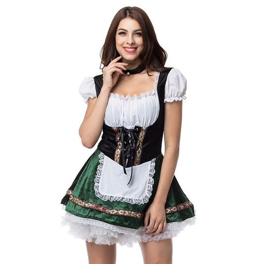 Delphia - Modernes Oktoberfest-Dirndl-Kurzkleid für Damen