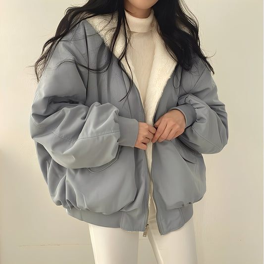 Mallaury - Kuschelige Damen-Winterjacke mit lockerer Passform