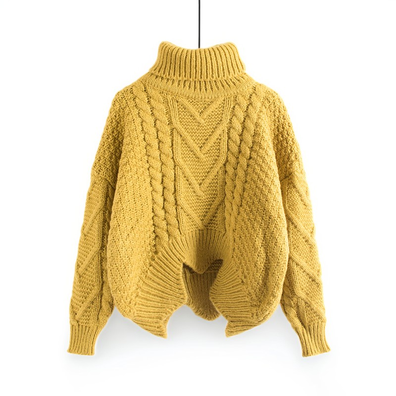 Catrina - Lässiger, warmer Rollkragenpullover aus Strick für Damen