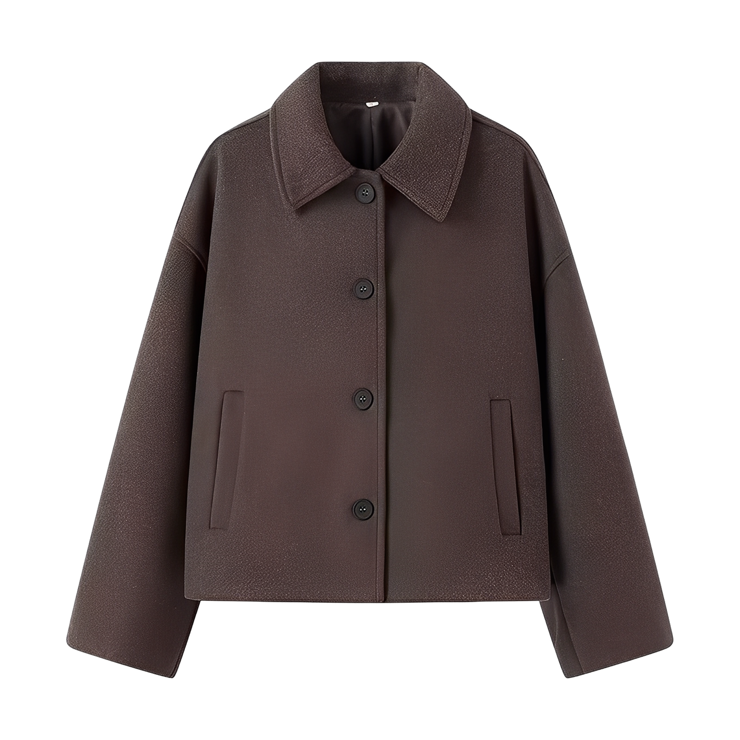 Evaline - Lockere Jacke mit Knopfverschluss für Damen