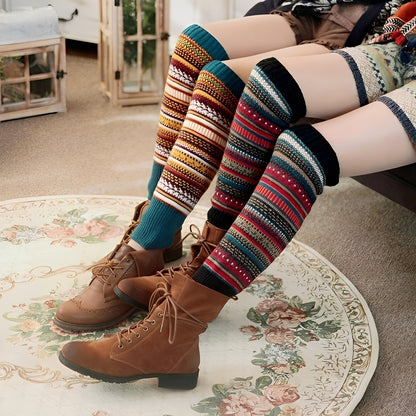 Suzanna - Stilvolle, warme, dicke Baumwollsocken für Damen