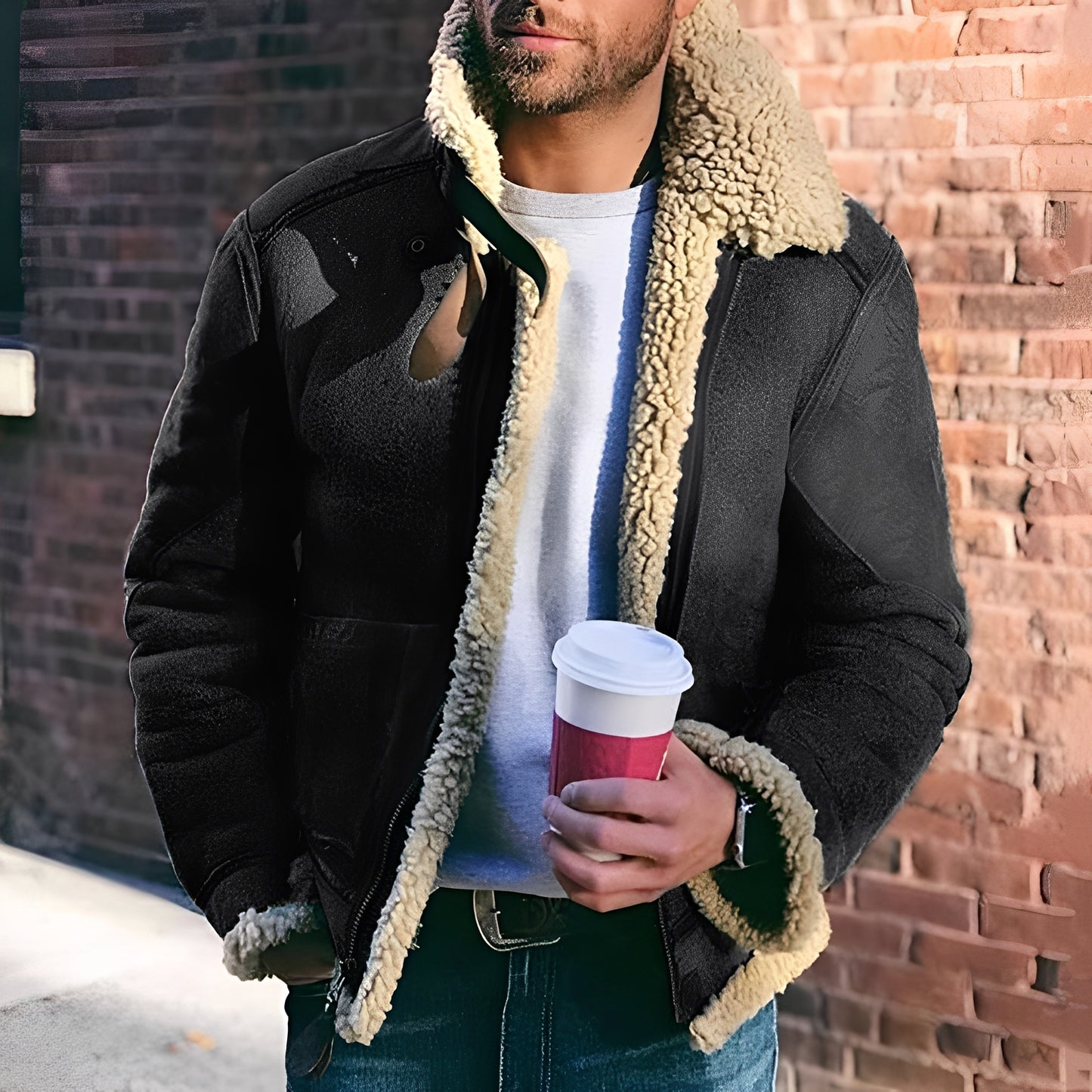 Brenden - Jacke mit breitem Revers für Herren
