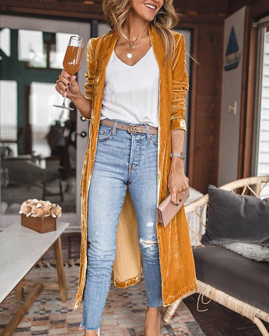 Jade – Langer Duster-Cardigan