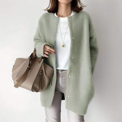 Dahlia - Stilvoller, locker sitzender Cardigan für Damen