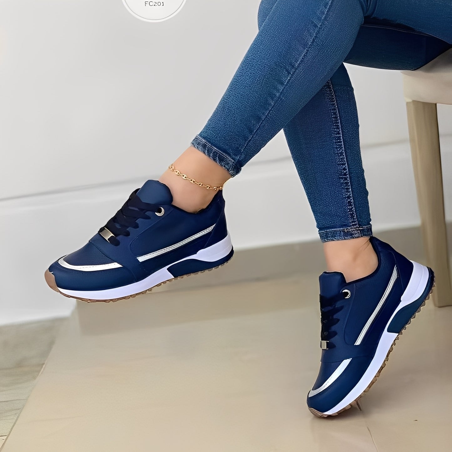Xanthia - Stilvolle flache Sneaker für Damen