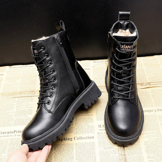 Melissa - Klassische Winterstiefel aus Leder für Damen