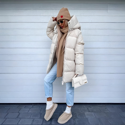 Catharine - Elegante, wattierte Parka-Jacke für Damen
