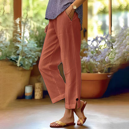 Kassia - Lässige Sommerhose aus Leinen für Damen