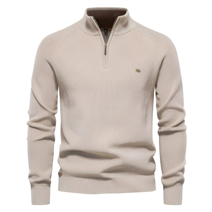 Royston - Lässiger Pullover mit Viertelreißverschluss für Herren