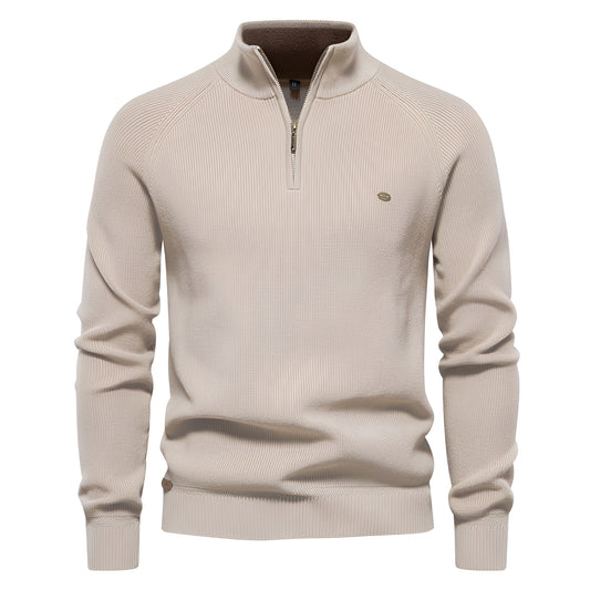 Royston - Lässiger Pullover mit Viertelreißverschluss für Herren