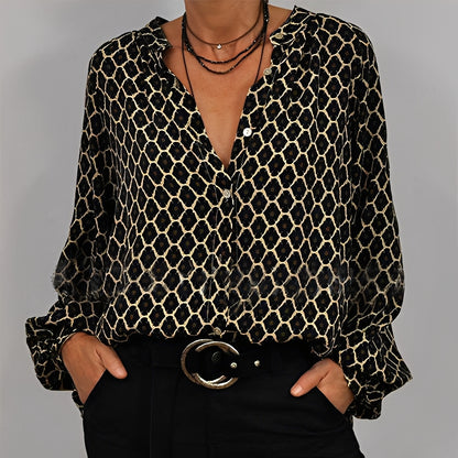 Angelle - Lässige, locker sitzende Bluse für Damen