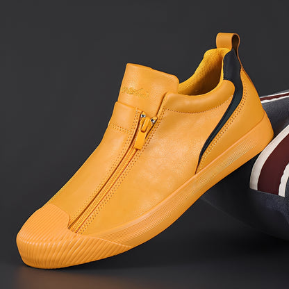 Jerred - Moderne Lederschuhe mit Reißverschluss für Herren