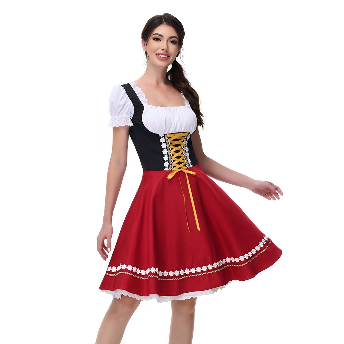Sharyn - Lässiges Dirndl-Kleid für Frauen zum Oktoberfest