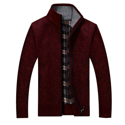 Malinda - Stilvoller Cardigan mit weichem Fleecefutter für Herren