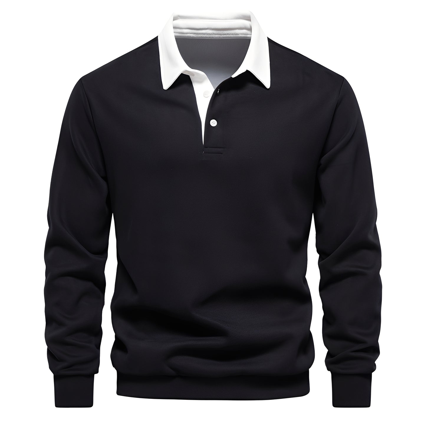 Shelton - Lässiges Langarm-Poloshirt für Herren