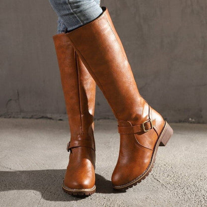 Marly - Lässige Stiefeletten mit Zier-Schnalle für Damen