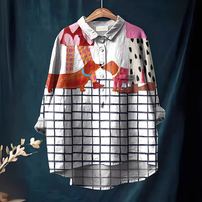 Gwenaël - Klassische Damenblusen mit langen Ärmeln