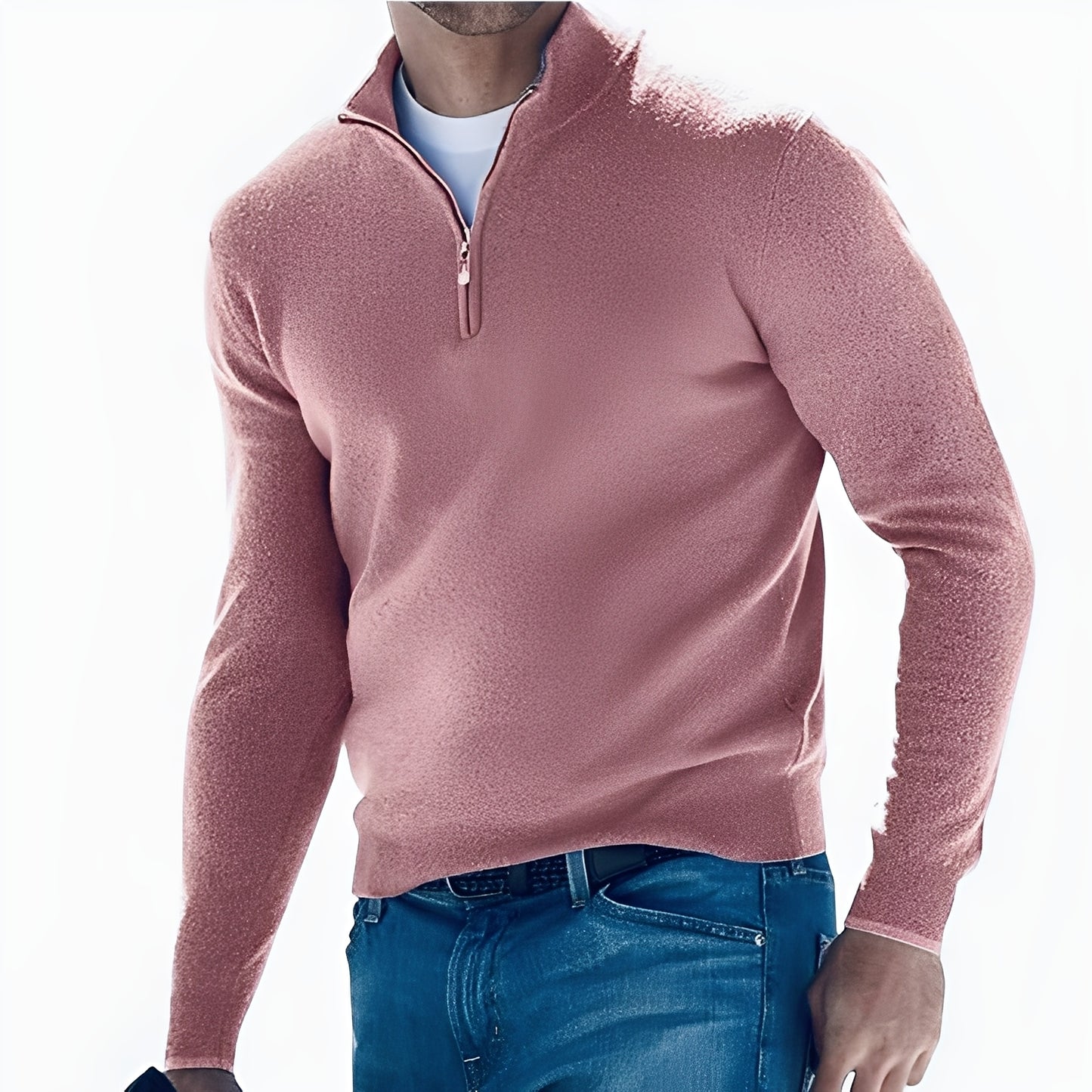 Fredric - Lässiger Pullover mit Reißverschluss für Herren