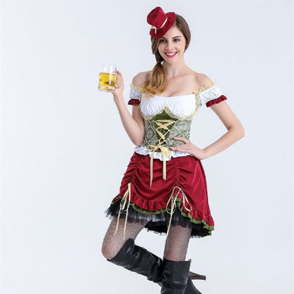 Katelyn - Modisches, schlankes Oktoberfest-Dirndlkleid für Damen