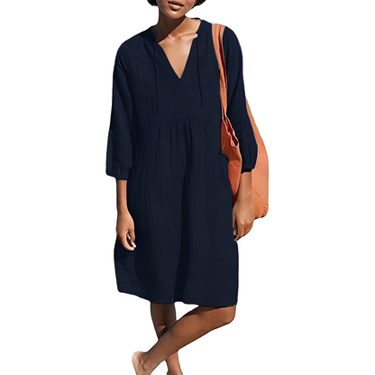 Annmarie - Lockeres Strandhemdkleid für Damen