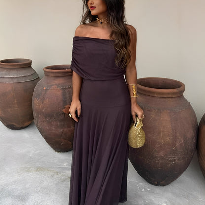 Eunice - Elegantes Maxikleid aus Mesh für Damen