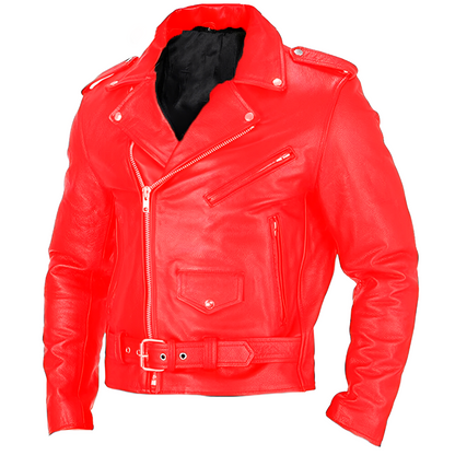 Brandon - Stilvolle Lederjacke mit mehreren Taschen für Herren
