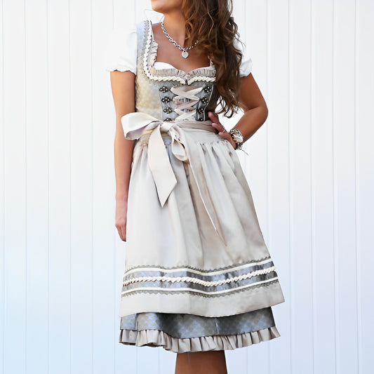 Kaylie - Traditionelles Frauenkleid mit Schürze für das Oktoberfest