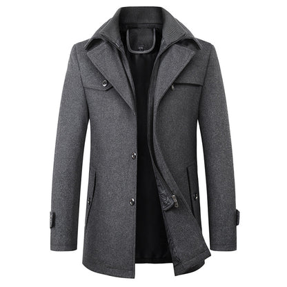 Kellan - Eleganter Wintermantel aus Wolle für Herren