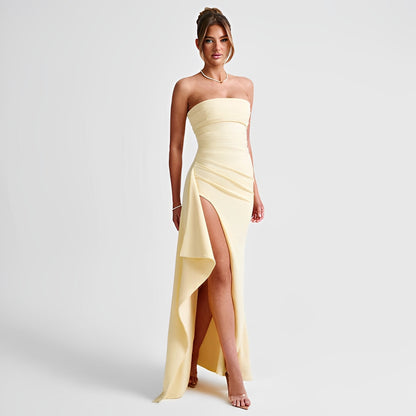 Camille - Elegantes trägerloses Maxikleid für Damen