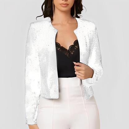 Shannen - Stilvoller Blazer mit Glitzer für Damen